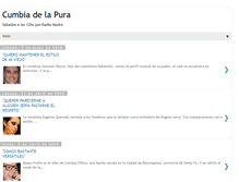 Tablet Screenshot of cumbiadelapura.com.ar